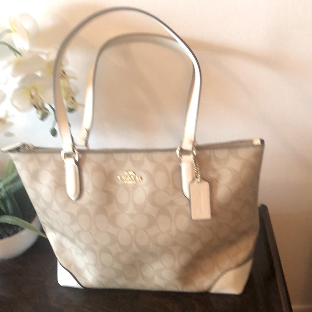 Coach Monogram Tote